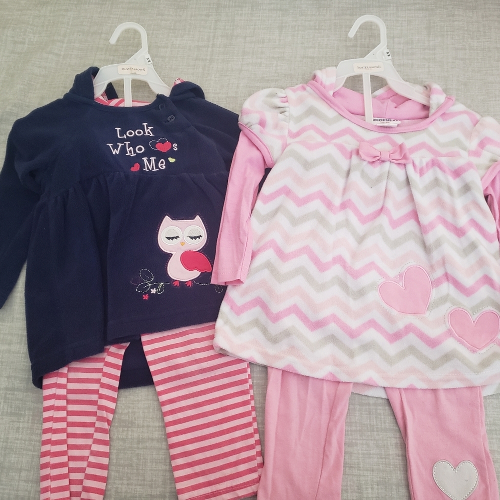 2 toddler hoodie sets